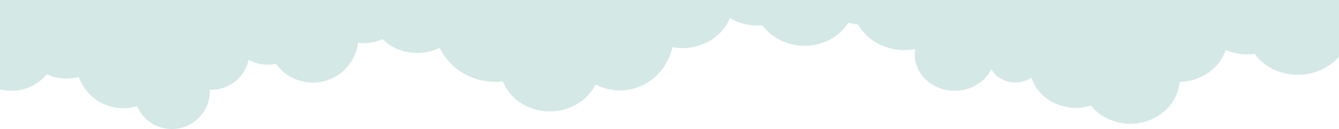 Light blue background with a pale cloud shape in the corner.