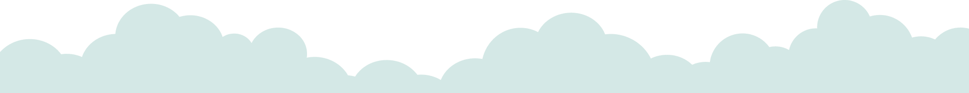 Soft blue and gray abstract cloud shapes on a light background.